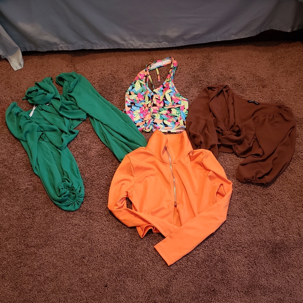 Women crop tops 4 for 1 deal